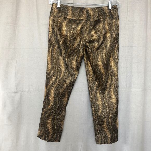 Alvin Valley Thirty-six Brocade Cigarette Pants - Picture 3 of 6